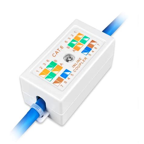 cat6 inline junction box|cat 6 connection box.